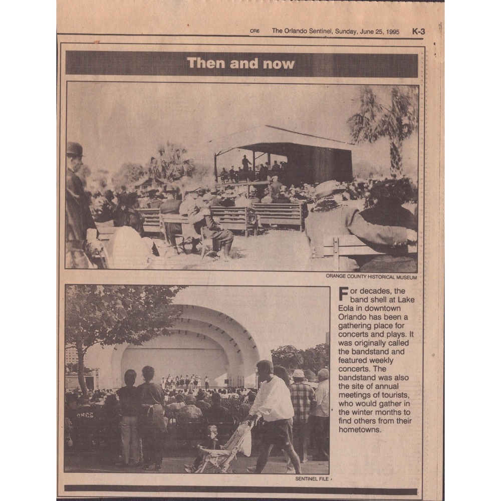17 Vintage Orlando Sentinel Then and Now Retrospective Photo Newsclippings Lot - Picture 12 of 16